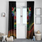 South Africa Black History Month Window Curtain Live It Learn It Make It - African Pride