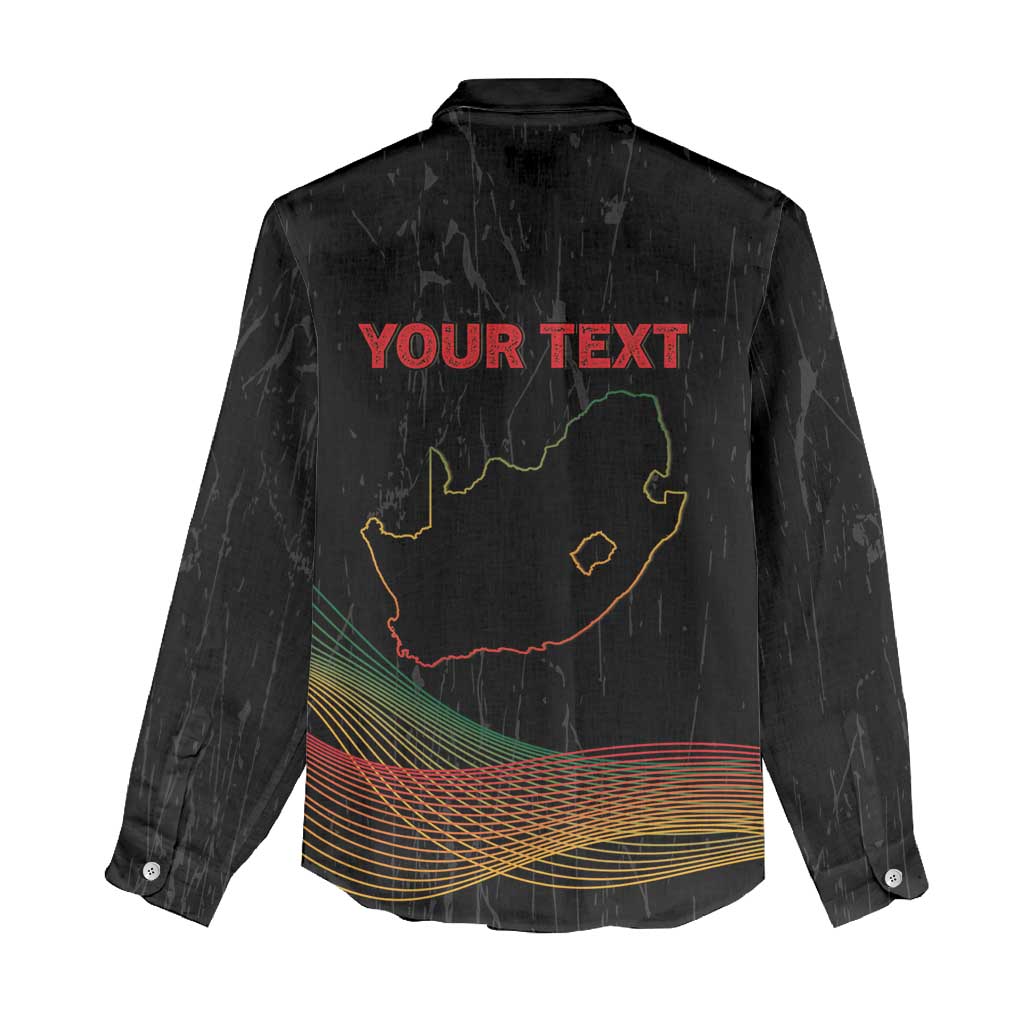 Personalized South Africa Black History Month Women Casual Shirt Live It Learn It Make It - African Pride
