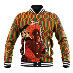 African Happy Mother's Day Baseball Jacket Black Mothers Kente Pattern