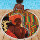 African Happy Mother's Day Beach Blanket Black Mothers Kente Pattern
