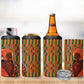 African Happy Mother's Day 4 in 1 Can Cooler Tumbler Black Mothers Kente Pattern