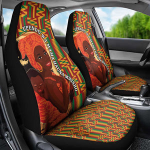 African Happy Mother's Day Car Seat Cover Black Mothers Kente Pattern