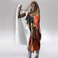 African Happy Mother's Day Hooded Blanket Black Mothers Kente Pattern