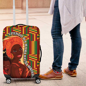African Happy Mother's Day Luggage Cover Black Mothers Kente Pattern