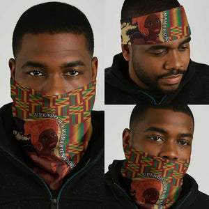 African Happy Mother's Day Neck Gaiter Black Mothers Kente Pattern LT15