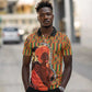 African Happy Mother's Day Polo Shirt Black Mothers Kente Pattern