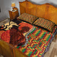 African Happy Mother's Day Quilt Bed Set Black Mothers Kente Pattern