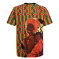 African Happy Mother's Day Rugby Jersey Black Mothers Kente Pattern