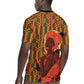 African Happy Mother's Day Rugby Jersey Black Mothers Kente Pattern