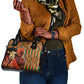 African Happy Mother's Day Shoulder Handbag Black Mothers Kente Pattern