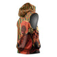 African Happy Mother's Day Sleeveless Hoodie Black Mothers Kente Pattern - African Pride