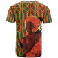 African Happy Mother's Day T shirt Black Mothers Kente Pattern