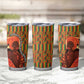 African Happy Mother's Day Tumbler Cup Black Mothers Kente Pattern