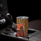 African Happy Mother's Day Tumbler Cup Black Mothers Kente Pattern