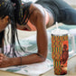 African Happy Mother's Day Tumbler With Handle Black Mothers Kente Pattern
