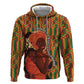 African Happy Mother's Day Zip Hoodie Black Mothers Kente Pattern