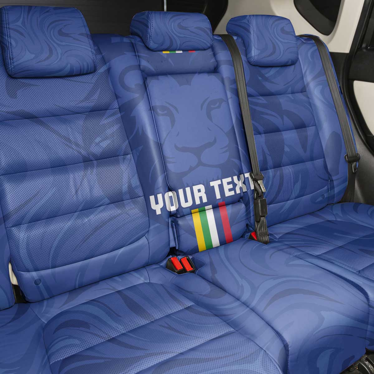 Custom Central African Republic Football Back Car Seat Cover Allez Les Fauves