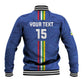 Custom Central African Republic Football Baseball Jacket Allez Les Fauves