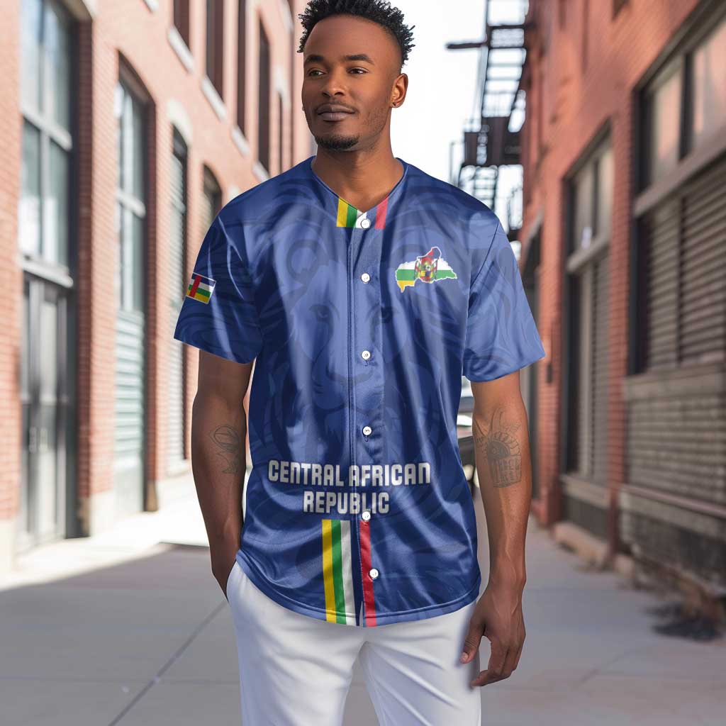 Custom Central African Republic Football Baseball Jersey Allez Les Fauves