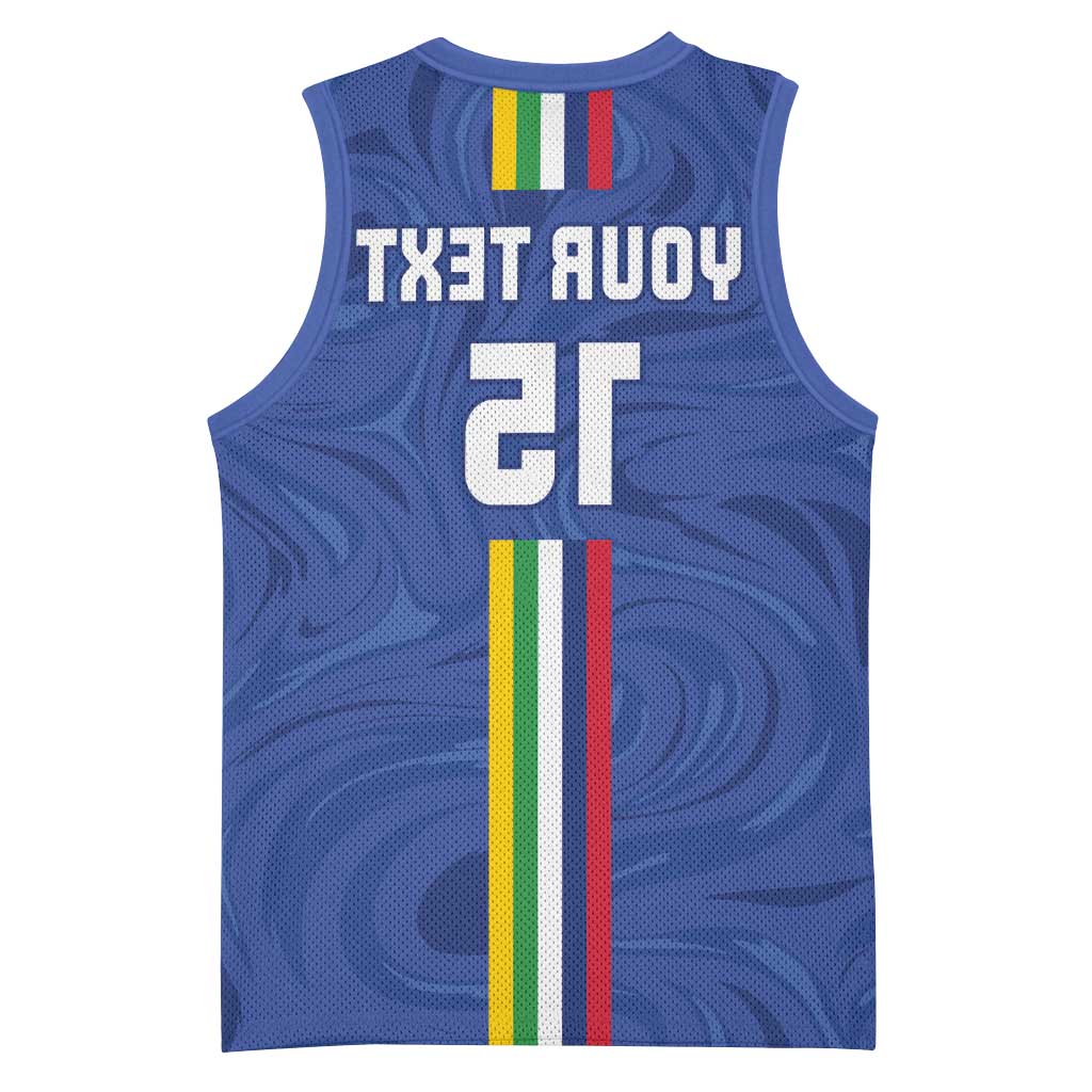 Custom Central African Republic Football Basketball Jersey Allez Les Fauves - African Pride