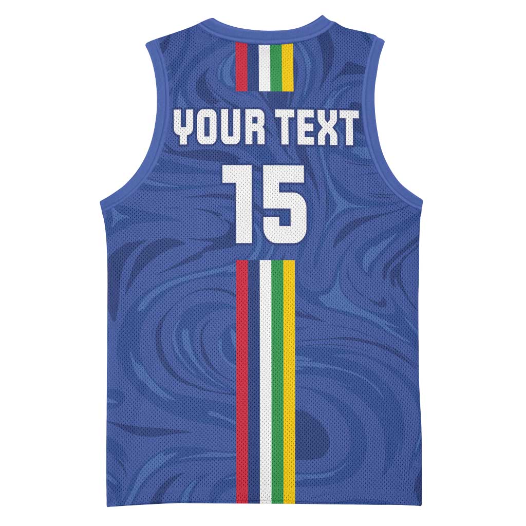 Custom Central African Republic Football Basketball Jersey Allez Les Fauves LT15