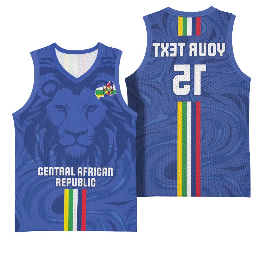 Custom Central African Republic Football Basketball Jersey Allez Les Fauves - African Pride