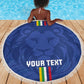 Custom Central African Republic Football Beach Blanket Allez Les Fauves