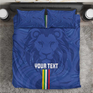 Custom Central African Republic Football Bedding Set Allez Les Fauves