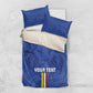 Custom Central African Republic Football Bedding Set Allez Les Fauves