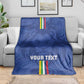 Custom Central African Republic Football Blanket Allez Les Fauves