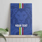 Custom Central African Republic Football Canvas Wall Art Allez Les Fauves