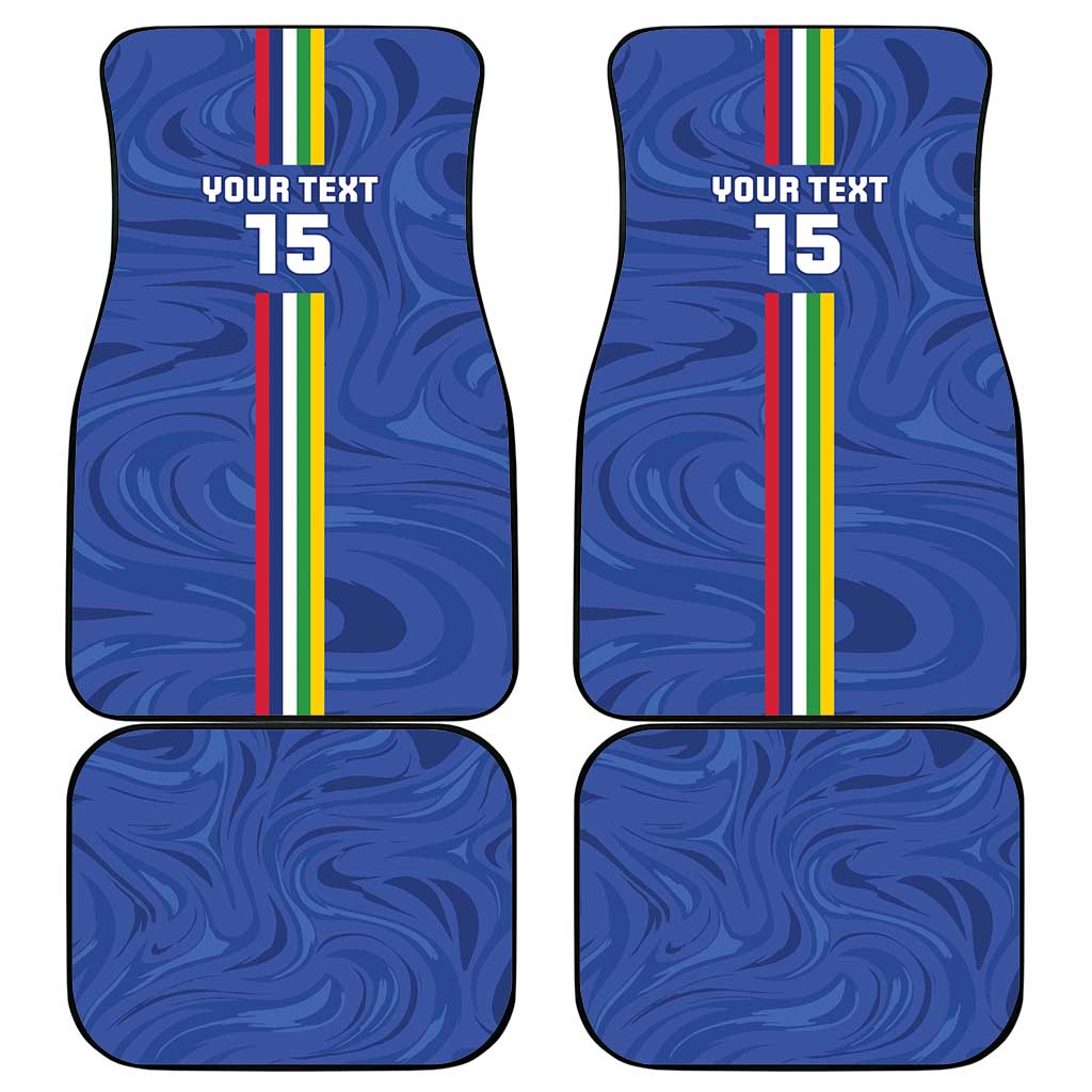 Custom Central African Republic Football Car Mats Allez Les Fauves
