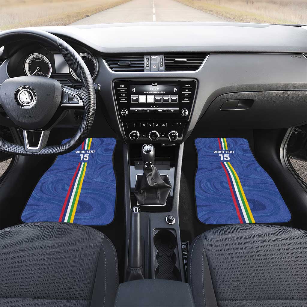 Custom Central African Republic Football Car Mats Allez Les Fauves