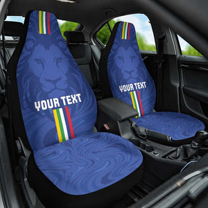 Custom Central African Republic Football Car Seat Cover Allez Les Fauves