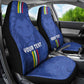 Custom Central African Republic Football Car Seat Cover Allez Les Fauves