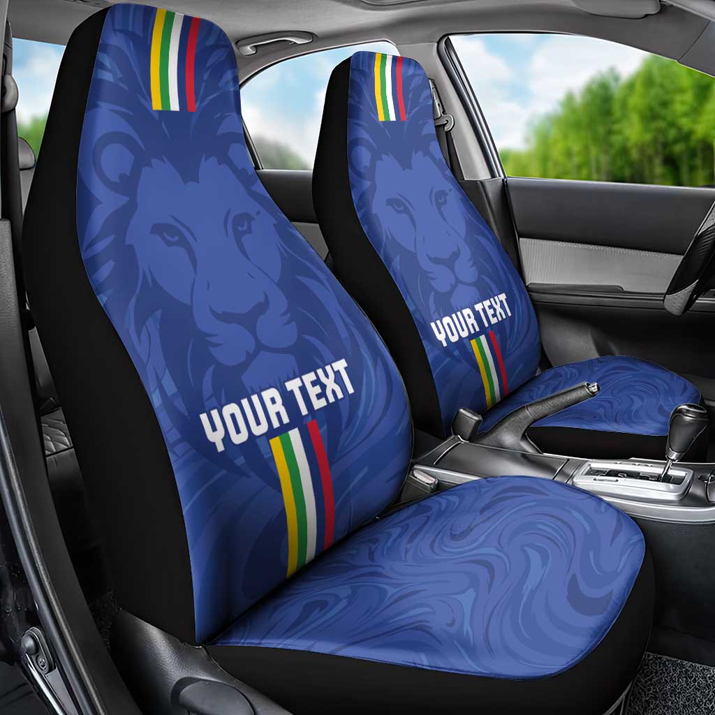 Custom Central African Republic Football Car Seat Cover Allez Les Fauves