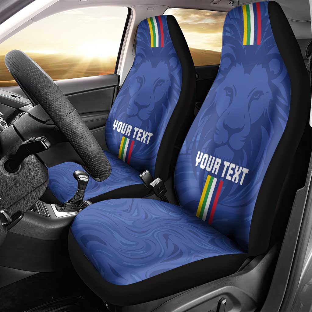 Custom Central African Republic Football Car Seat Cover Allez Les Fauves