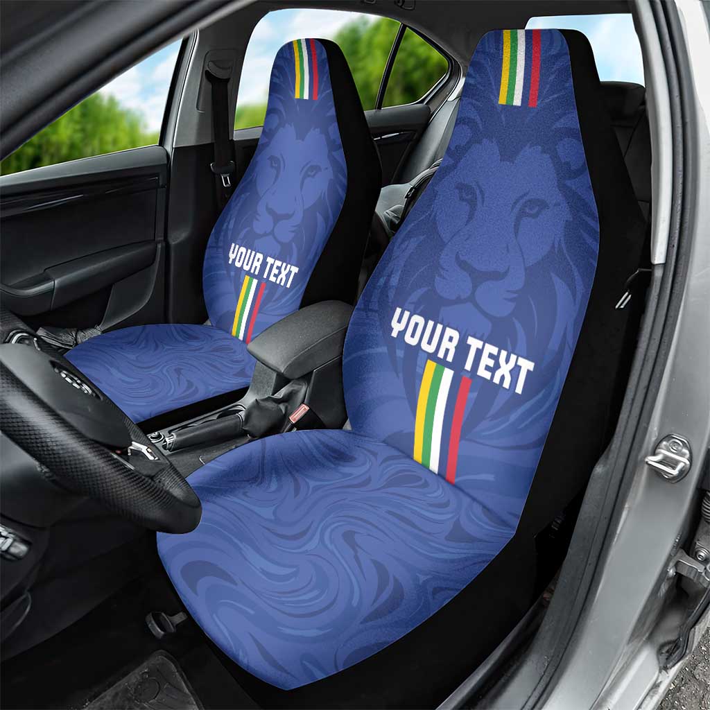 Custom Central African Republic Football Car Seat Cover Allez Les Fauves
