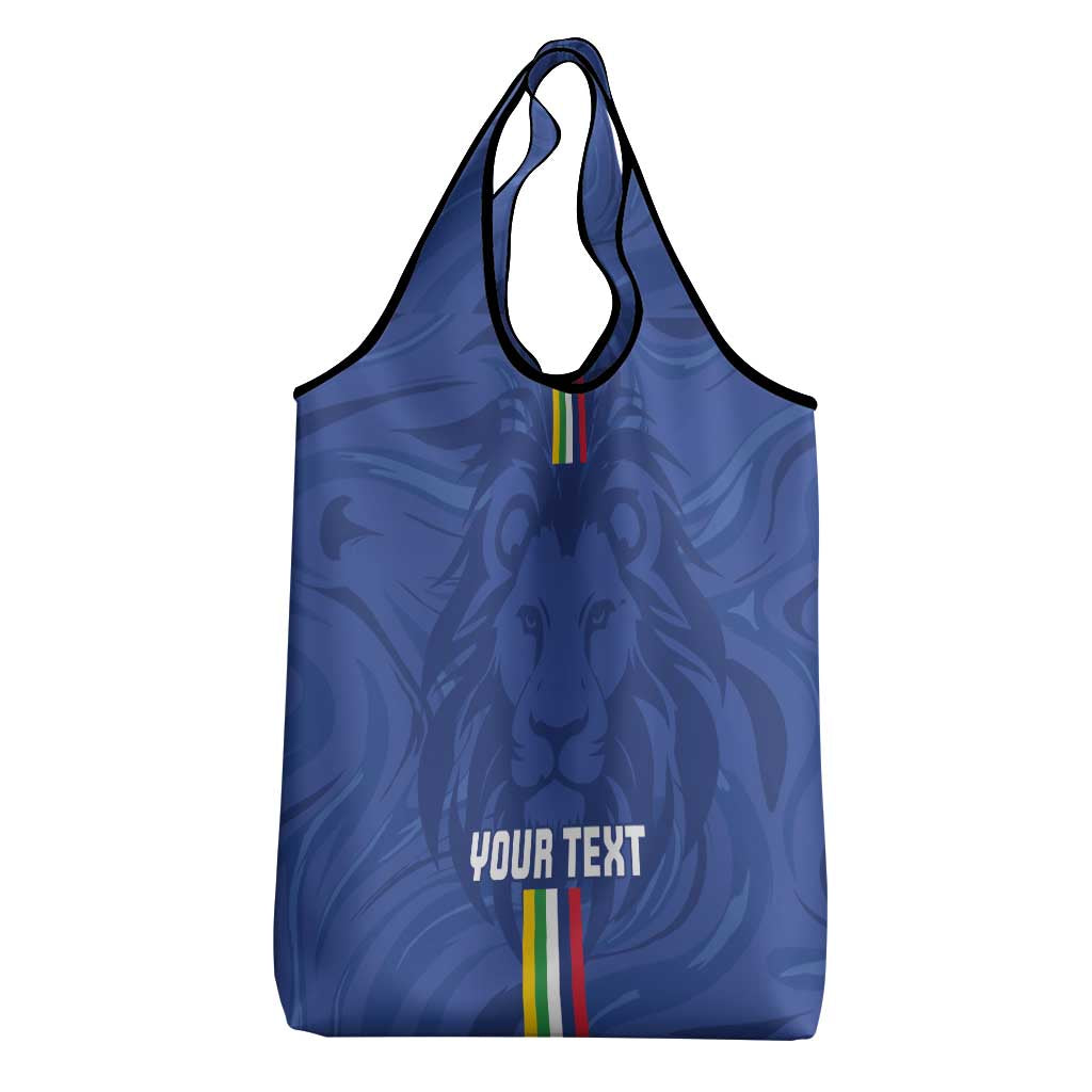 Custom Central African Republic Football Grocery Bag Allez Les Fauves