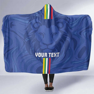 Custom Central African Republic Football Hooded Blanket Allez Les Fauves