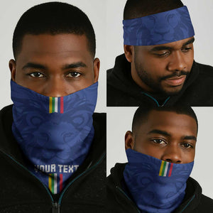 Custom Central African Republic Football Neck Gaiter Allez Les Fauves LT15