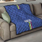 Custom Central African Republic Football Quilt Allez Les Fauves