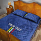 Custom Central African Republic Football Quilt Bed Set Allez Les Fauves