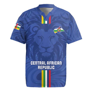 Custom Central African Republic Football Rugby Jersey Allez Les Fauves