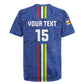 Custom Central African Republic Football Rugby Jersey Allez Les Fauves