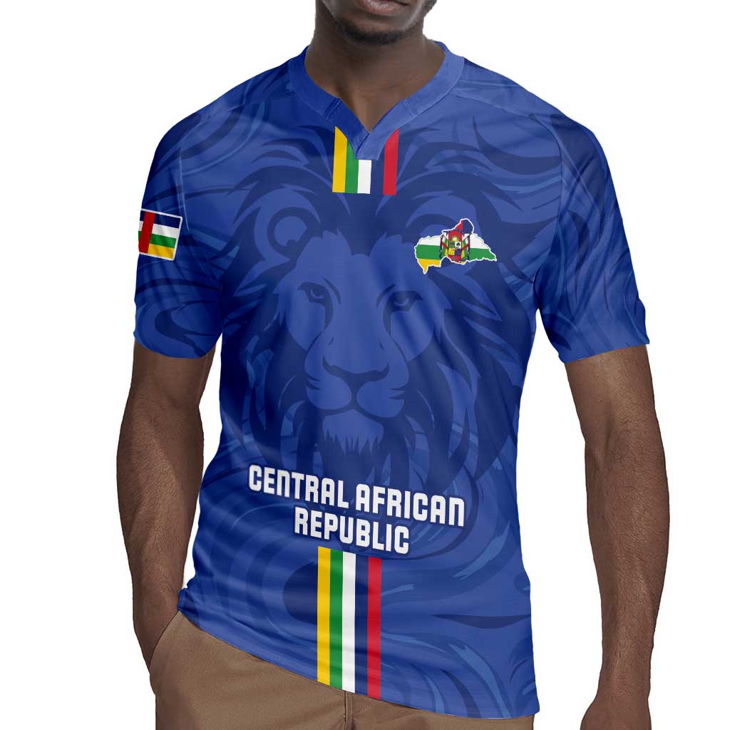 Custom Central African Republic Football Rugby Jersey Allez Les Fauves