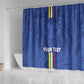 Custom Central African Republic Football Shower Curtain Allez Les Fauves