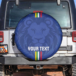 Custom Central African Republic Football Spare Tire Cover Allez Les Fauves