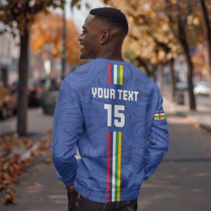 Custom Central African Republic Football Sweatshirt Allez Les Fauves