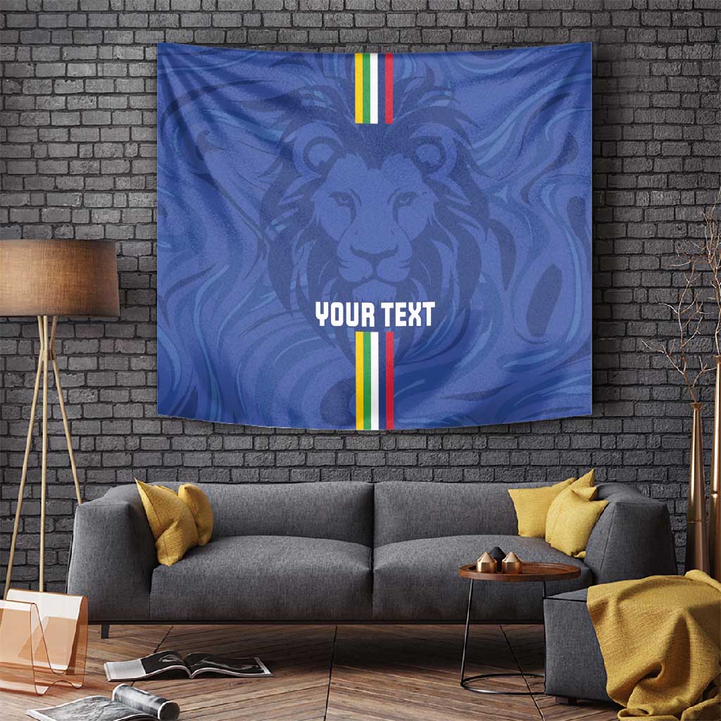 Custom Central African Republic Football Tapestry Allez Les Fauves